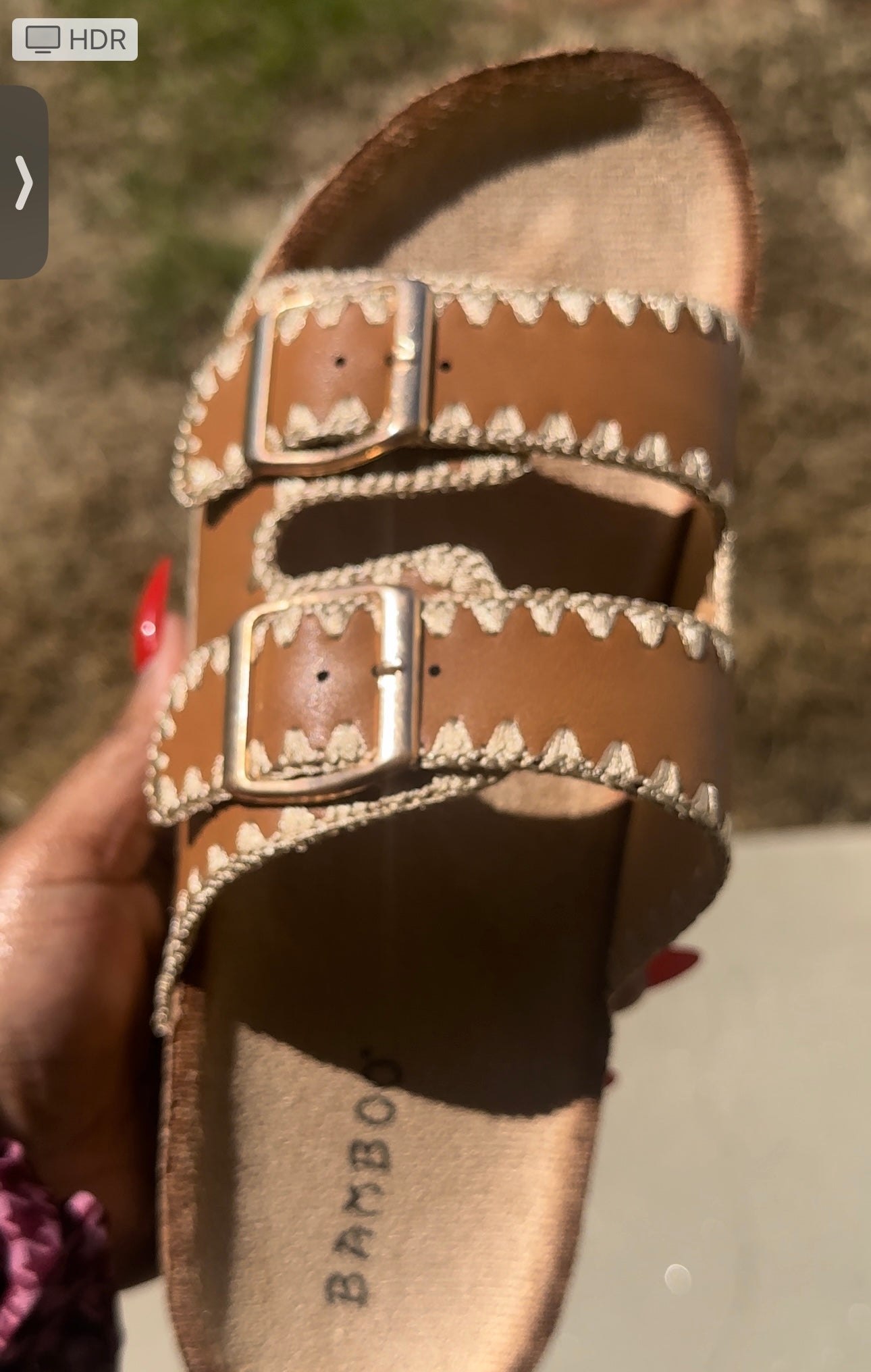 AVA | WESTERN TAN DOUBLE STRAP SLIDE ON SANDAL