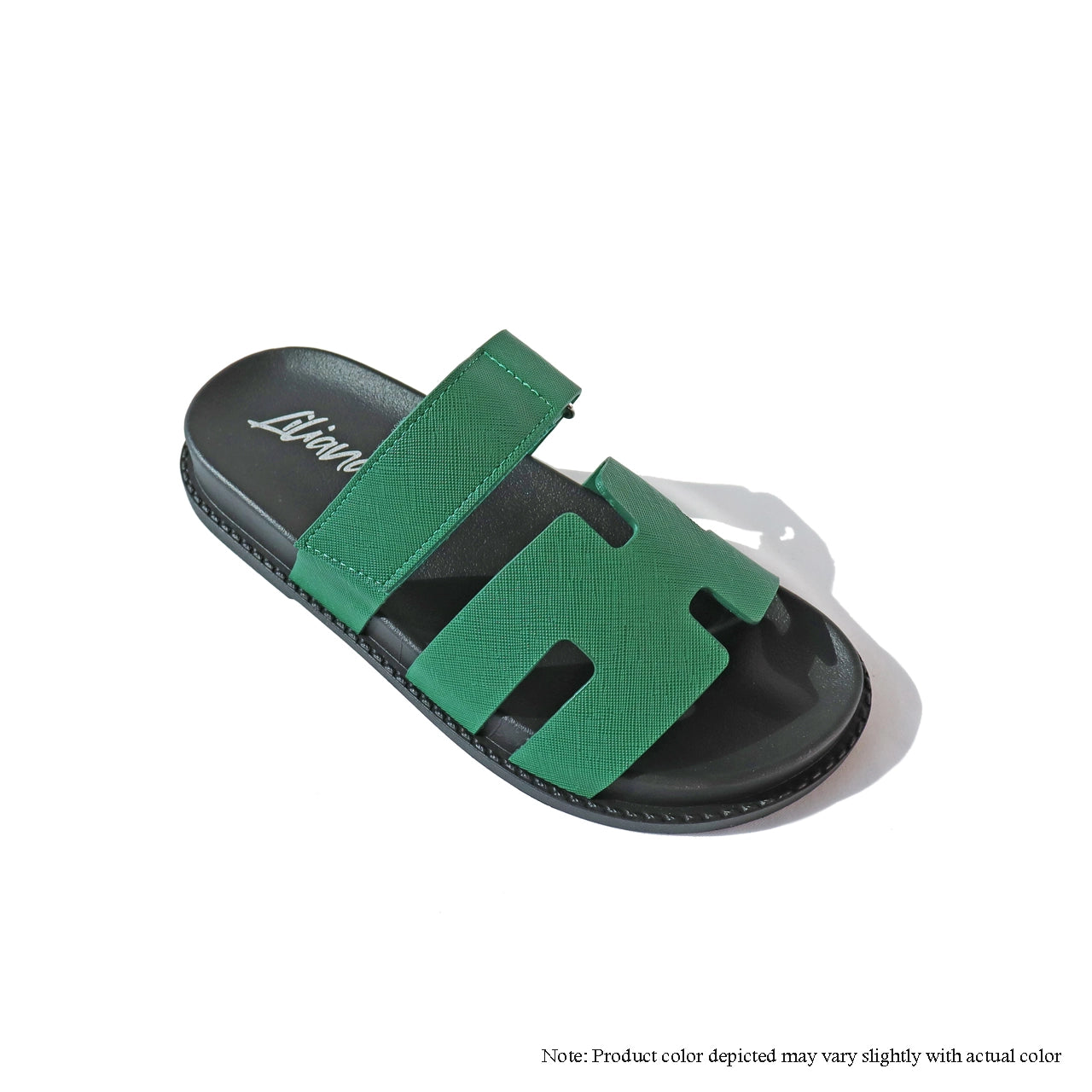 MIA | GREEN SLIDE ON FLAT SANDAL
